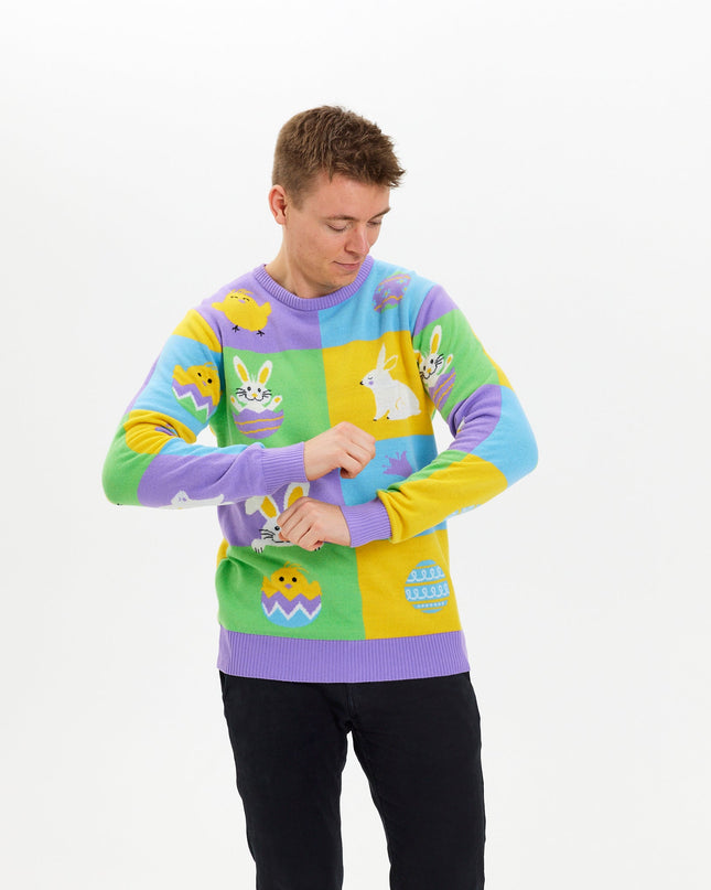 Patchwork Easter Sweater - Women's Edition
