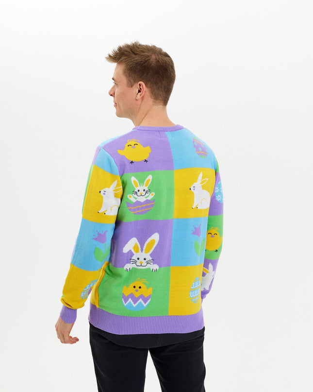 Patchwork Easter Sweater - Women's Edition