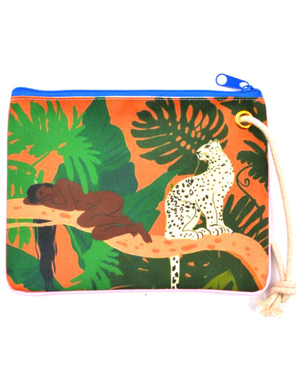 Jungle Print Cosmetic Bag