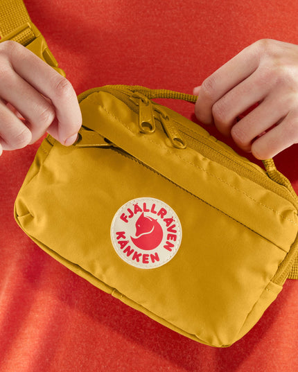 Fjallraven Kanken Hip Pack - Pink | Handle: fjallraven-kanken-hip-pack-pink