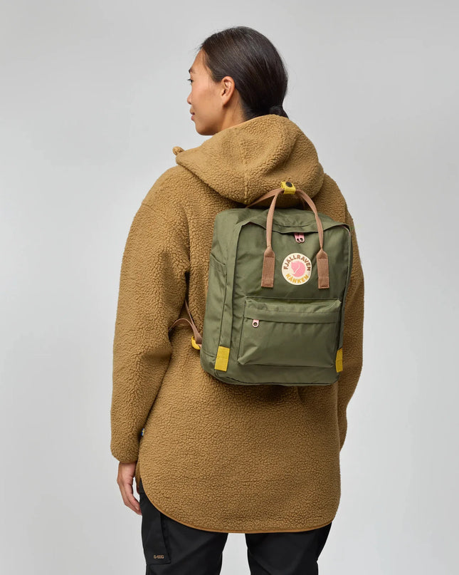 Fjallraven Kanken Koncept Backpack in Super Grey Green