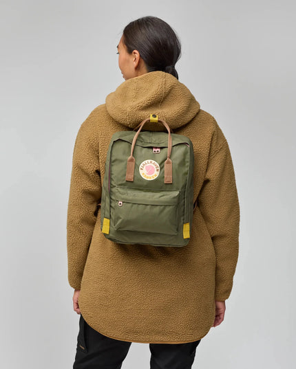 Fjallraven Kanken Koncept Backpack in Super Grey Green