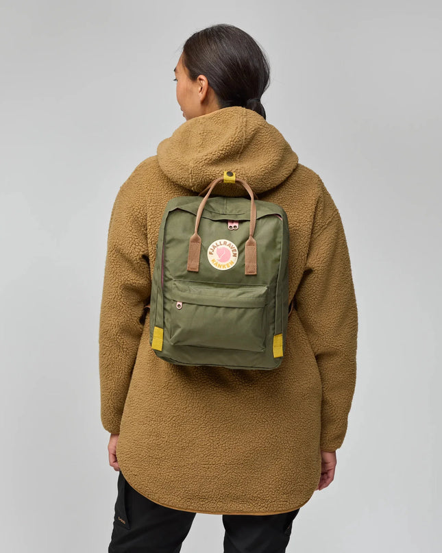 Fjallraven Kanken Koncept Backpack in Super Grey Green