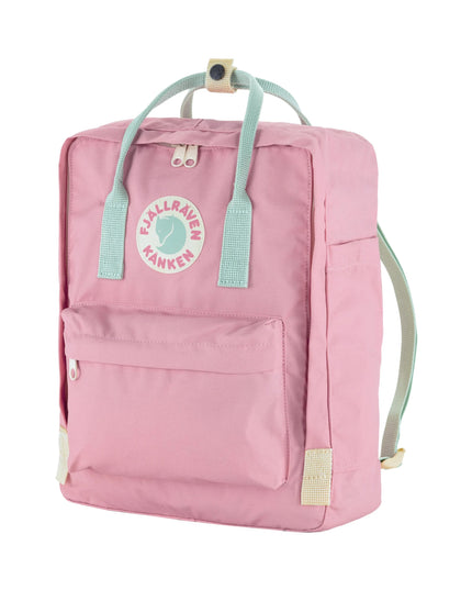 Fjallraven Kanken Koncept Backpack in Pink Mint Green