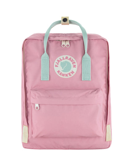 Fjallraven Kanken Koncept Backpack in Pink Mint Green