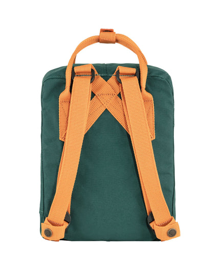 Fjallraven Kanken Mini Backpack - Arctic Green & Spicy Orange