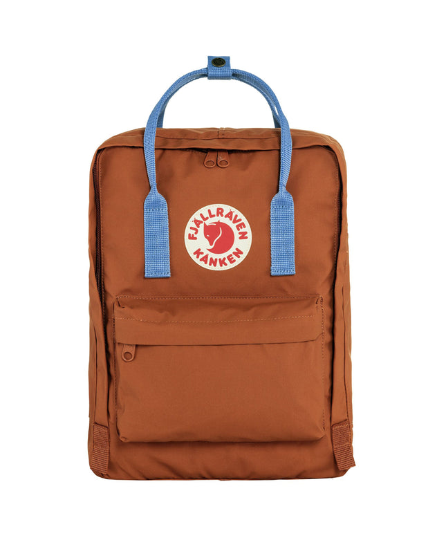 Fjallraven Kanken Backpack in Terracotta Brown & Ultramarine