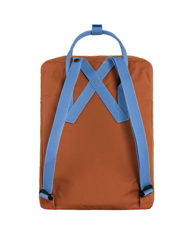 Fjallraven Kanken Backpack in Terracotta Brown & Ultramarine