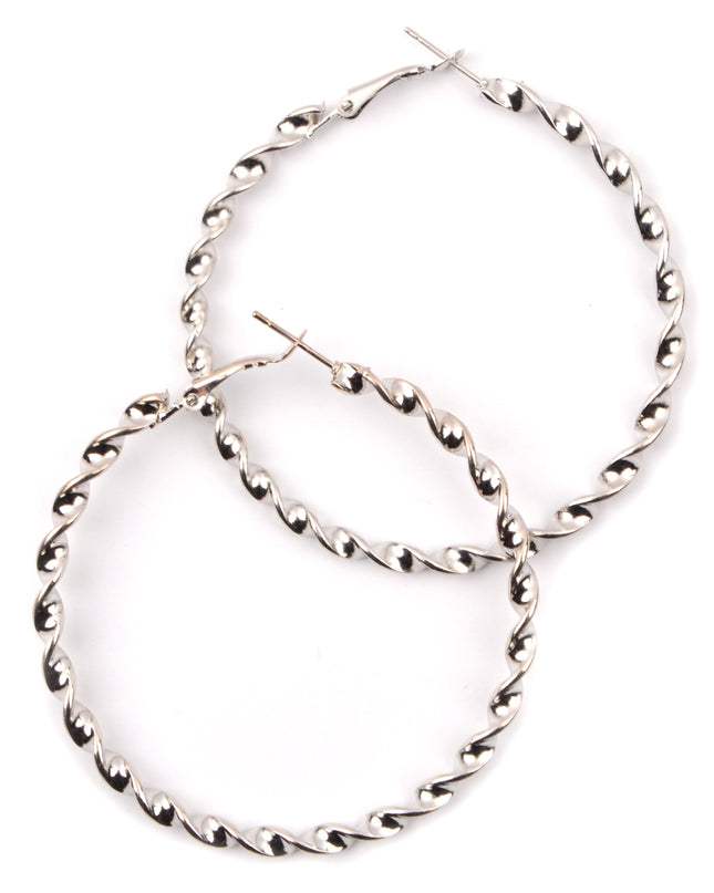 Spiral Hoop Earrings