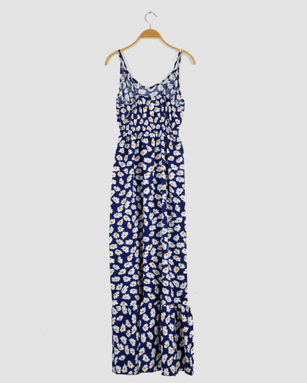 Blue Daisy Maxi Dress