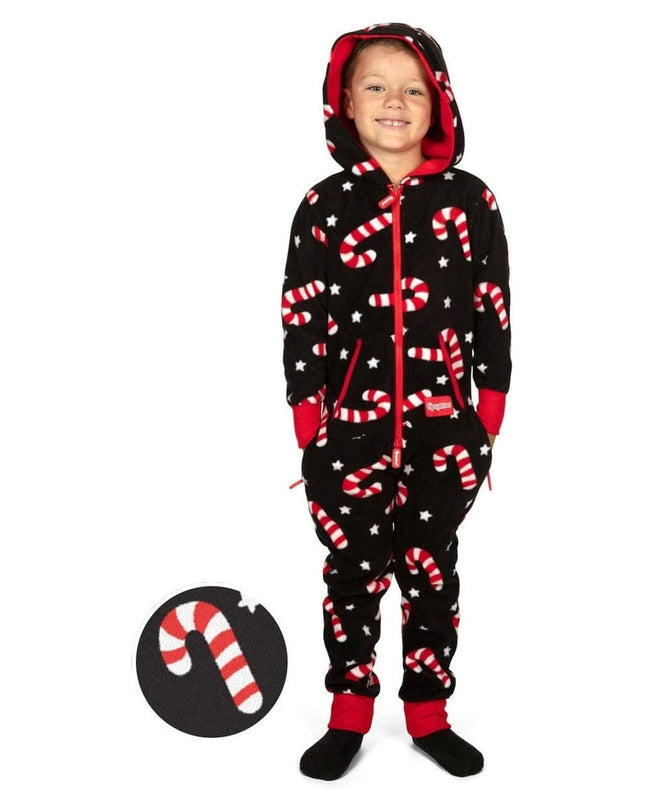 Boy's Candy Cane Lane Jumpsuit