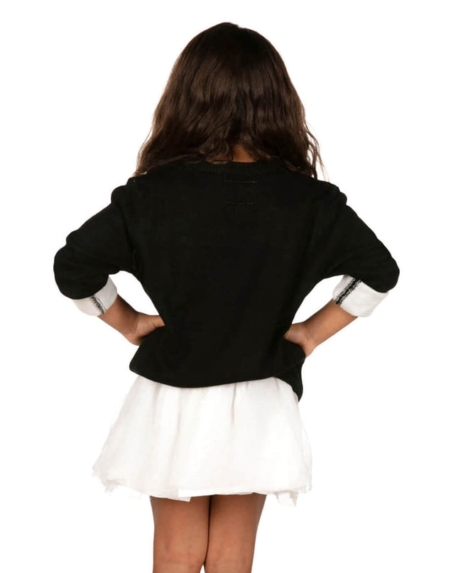 Girl's Santa Unicorn Ugly Christmas Sweater