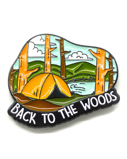 Back to the Woods Enamel Pin