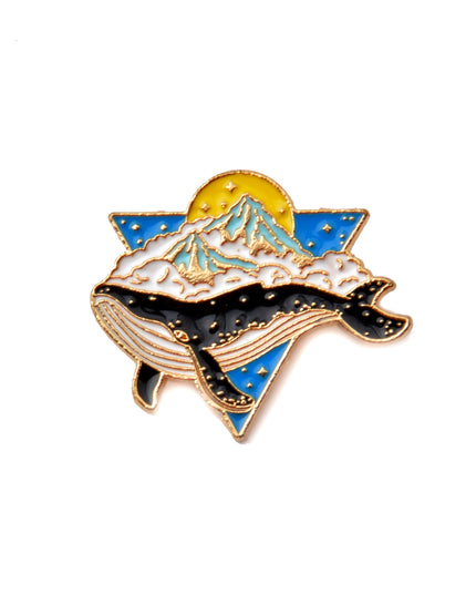 Easter Whale Badge