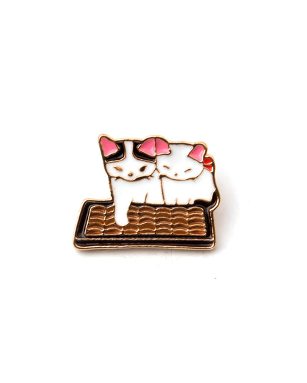 Candy Cat Brooch - Cute Feline Design