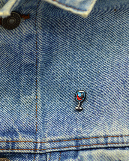 Brooch - Wine Glass