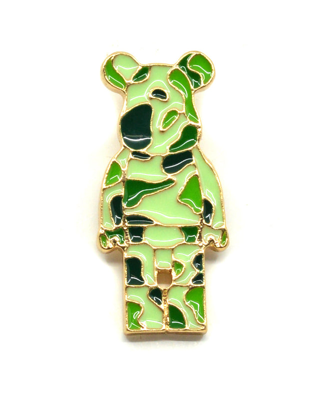 Bear Camouflage Pin Badge