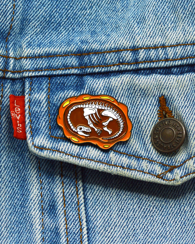 Brooch - Brontosaurus Dino for Easter Fun