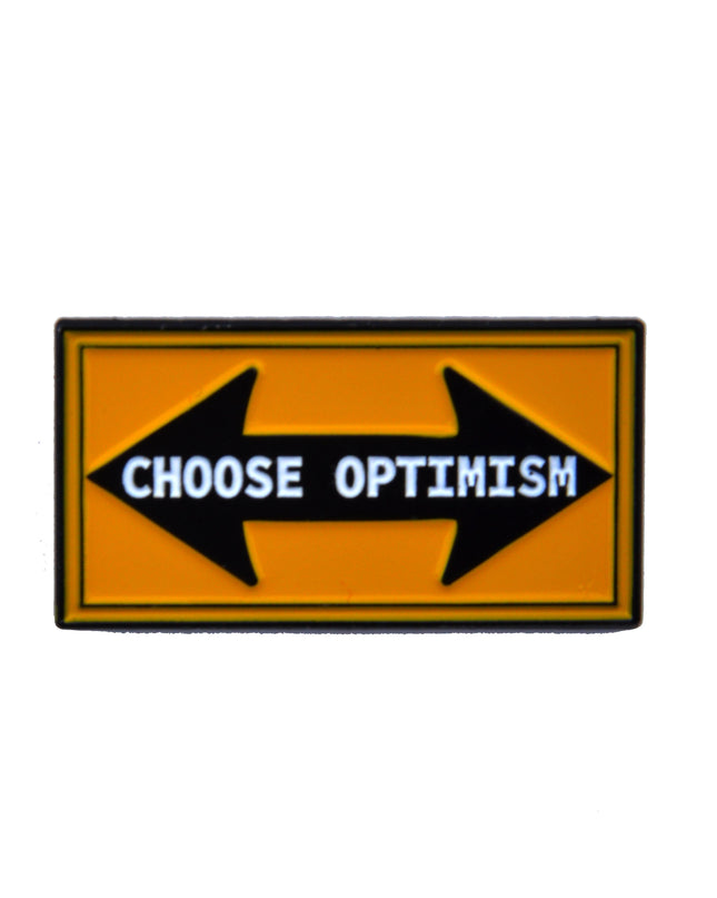 Choose Optimism Enamel Pin