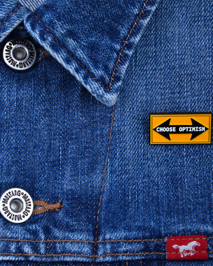 Choose Optimism Enamel Pin