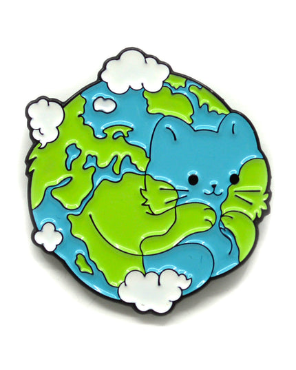 Cat Earth Pin