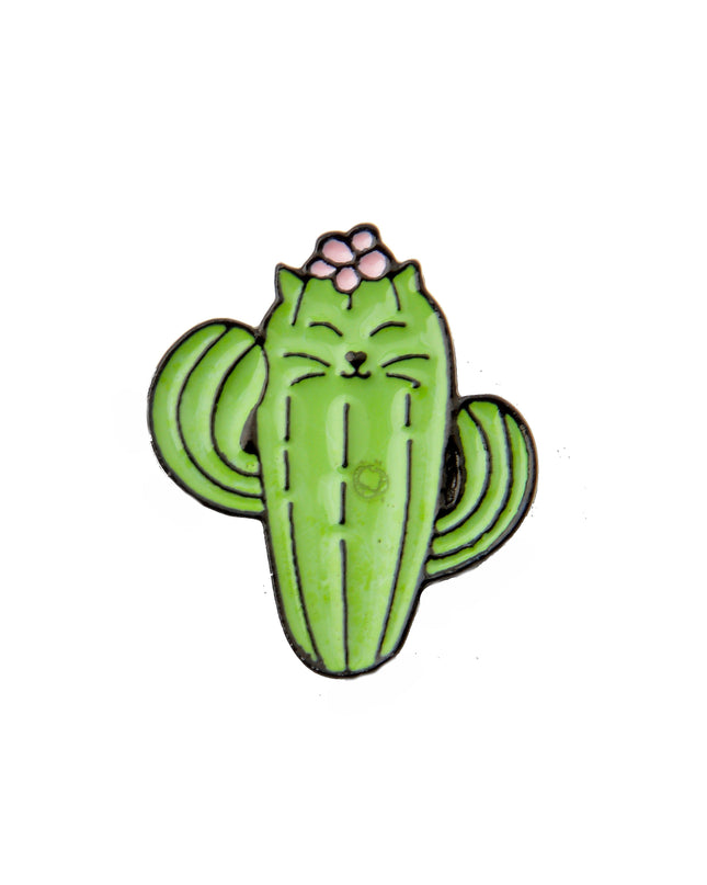 Badge - Cat Cactus
