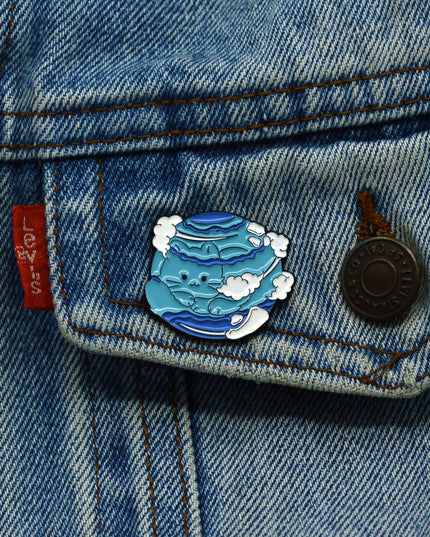 Cat Neptune Pin
