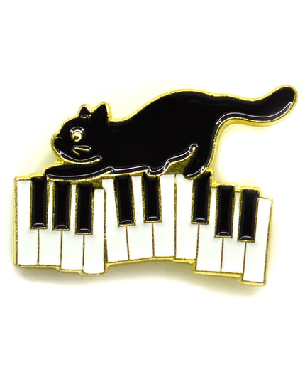 Brooch - Cat Piano