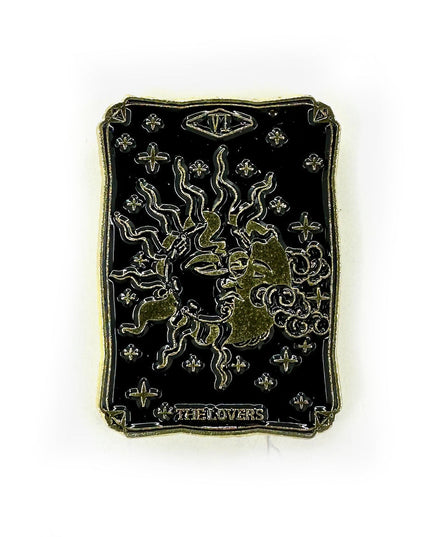 Dark Tarot Lovers Brooch