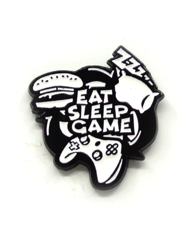Eat Sleep Game Pin