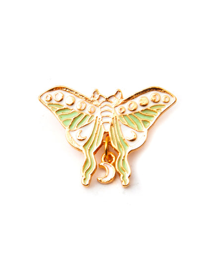 Elegant Night Butterfly Pin