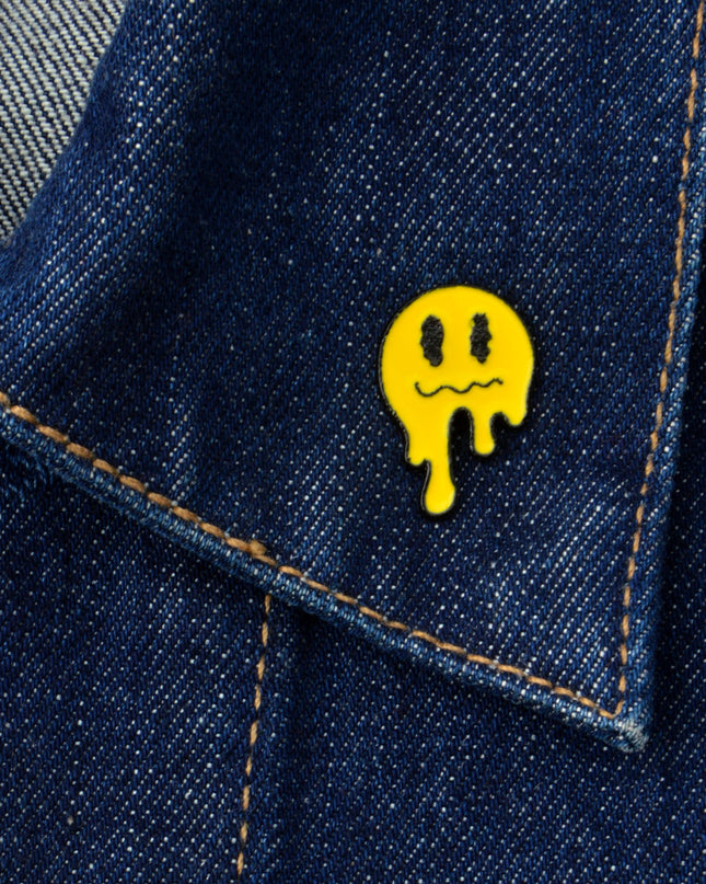 Blurred Face Enamel Pin
