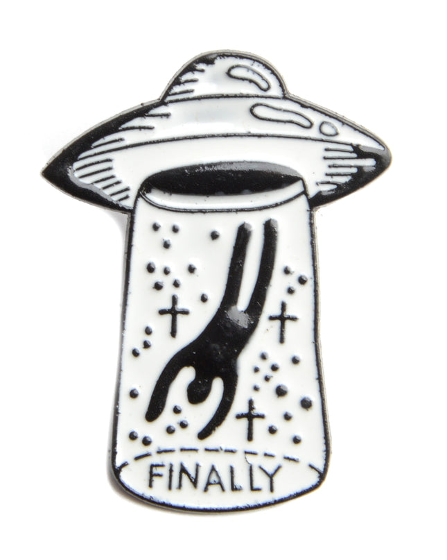 Finally Enamel Pin