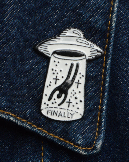 Finally Enamel Pin