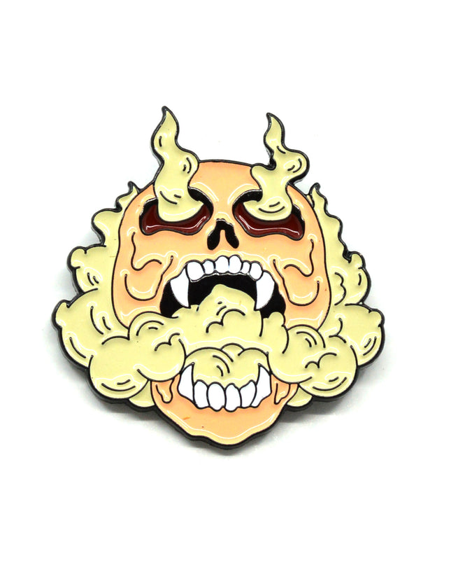 Smoking Skull Pin - Limited Edition -koriste