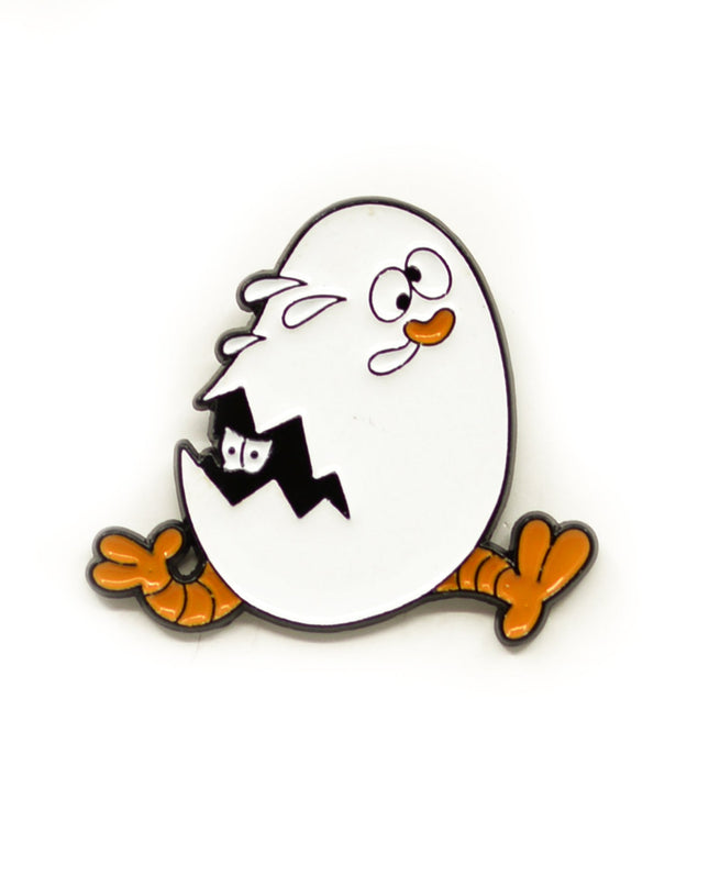 Badge - Running Egg | Easter Collection
