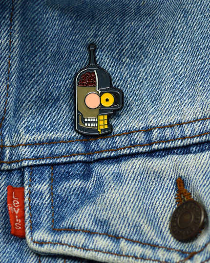 Two Faces Enamel Pin