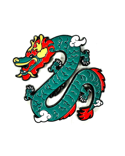 Brooch - Chinese Turquoise Dragon