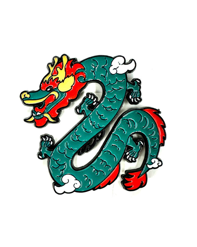 Brooch - Chinese Turquoise Dragon