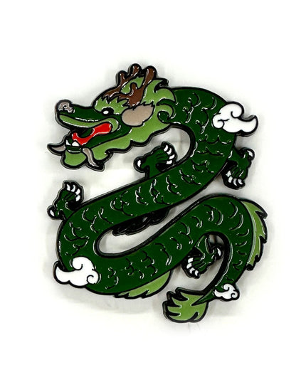 Brooch - Chinese Green Dragon