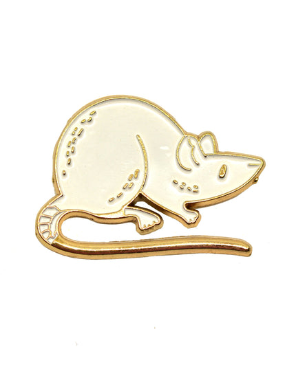 Badge - White Rat | Easter Collection