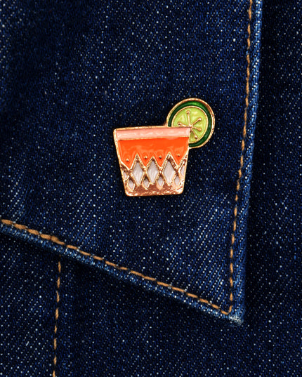 Cucumber Cocktail Pin for Women