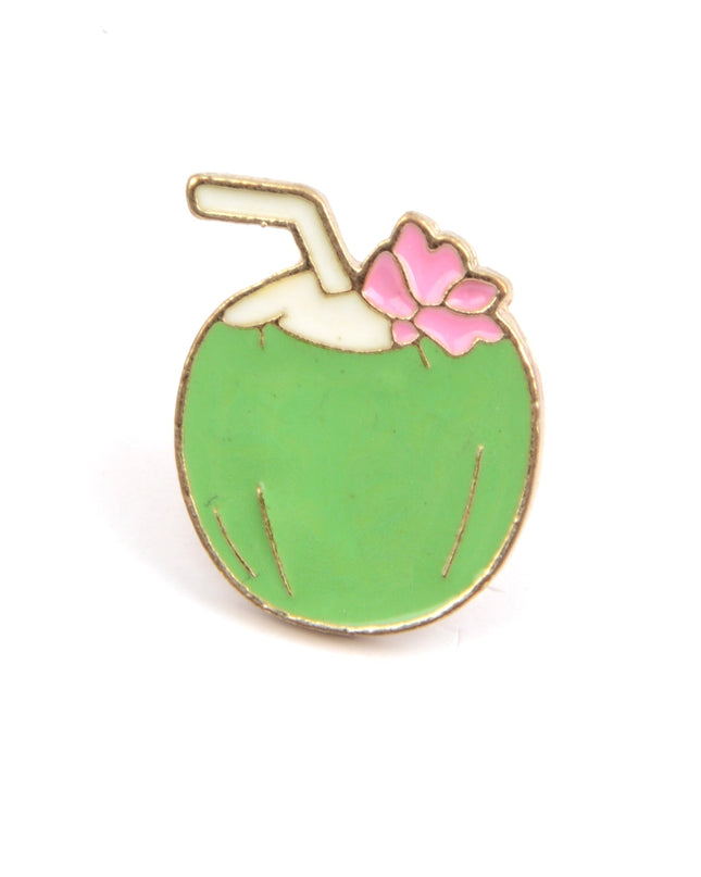 Coconut Cocktail Pin Badge