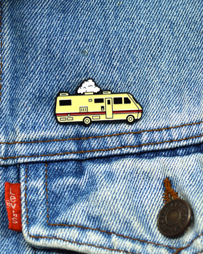 Camper Enamel Pin