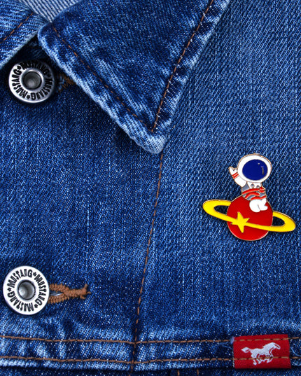 Mars Expedition Badge - Space-Themed Accessory