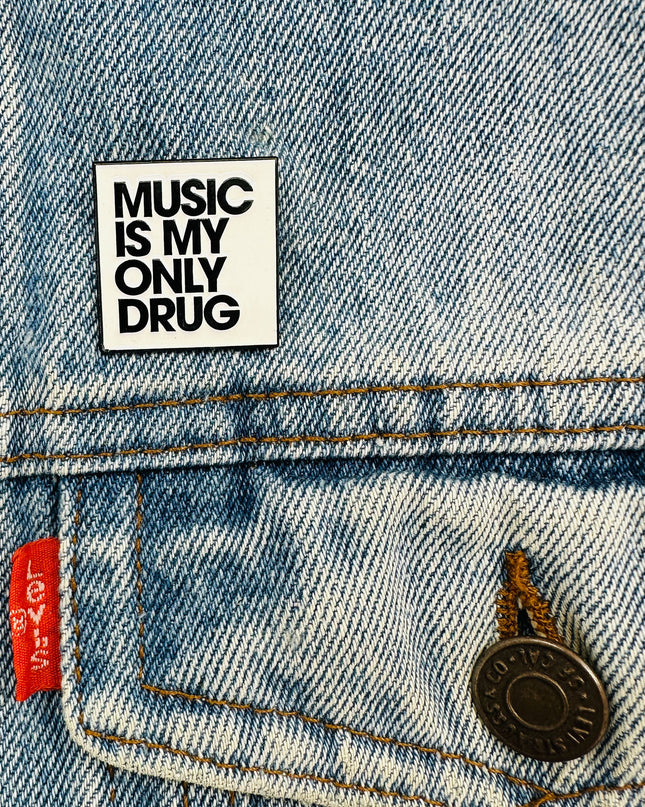 Brooch - Music is My Only Drug | Accessories