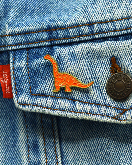 Badge - Brachiosaurus | Orange