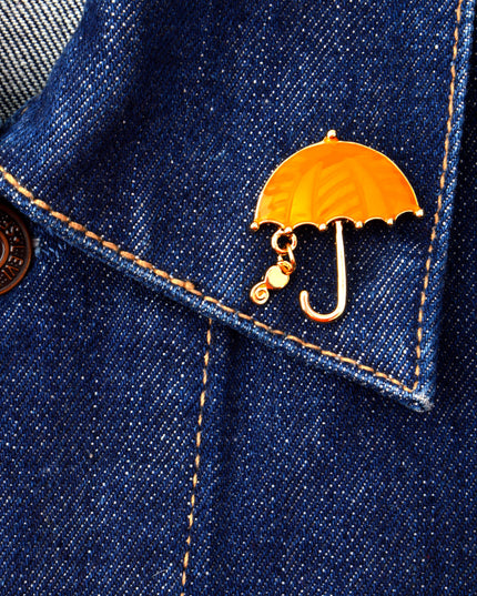 Pin - Orange Umbrella