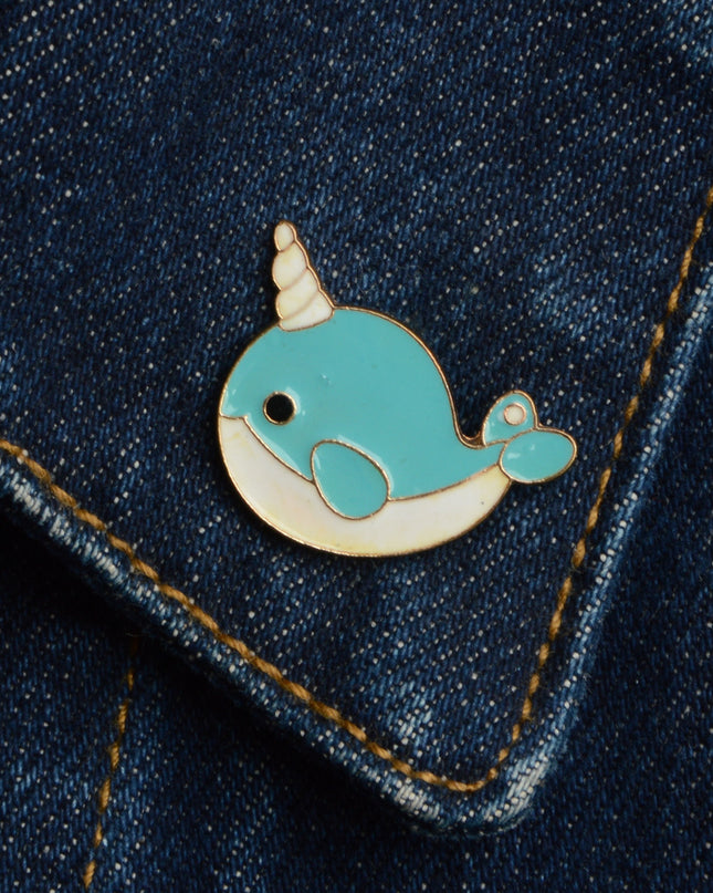 Badge - Narwhal for Easter