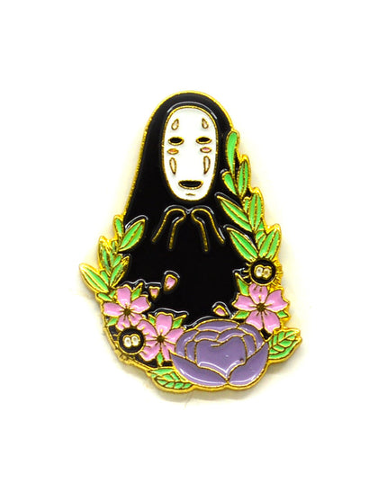 No Face Design Pin Halloween Costume Accessory